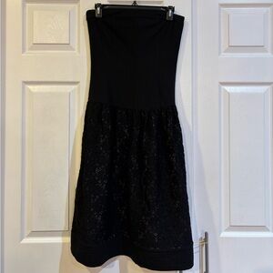 Vintage Love Moschino Black Strapless Dress